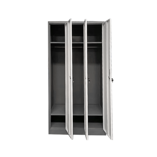 Three Door Metal Wardrobe}