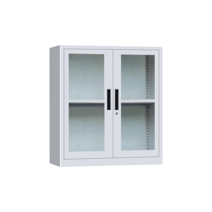 KD-031 Two Glass Door Cabinet}