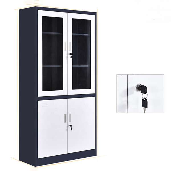 Up swing glass door file cabinet}