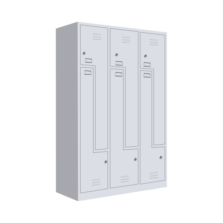 Z Shape 6 Doors Locker}