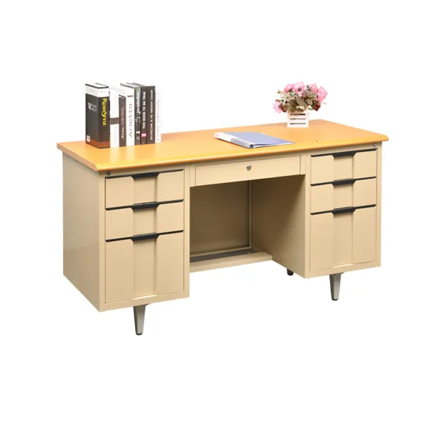 Office Desk with 6 Drawers on Both Sides