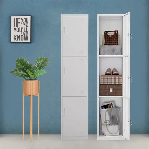 Single Three Door Changing Room Locker