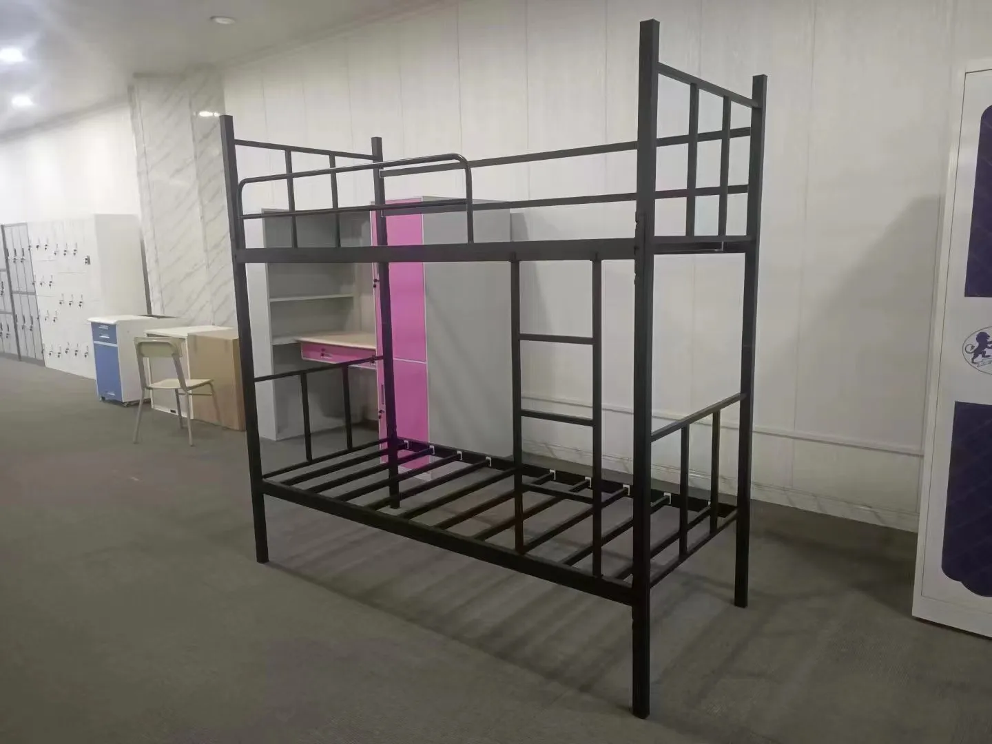 Knock-down Structure Durable Steel Bunk Bed